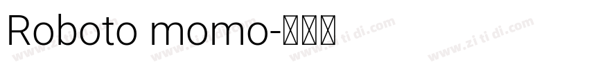 Roboto momo字体转换